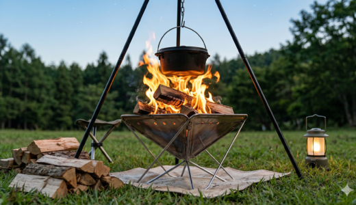 キャンプの夜を彩る！焚き火台おすすめ10選【選び方からマナーまで】